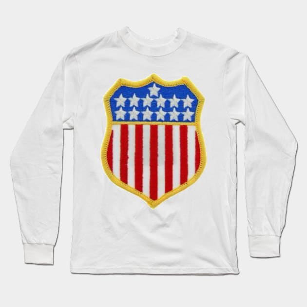 USA Emblem Long Sleeve T-Shirt by anacarminda